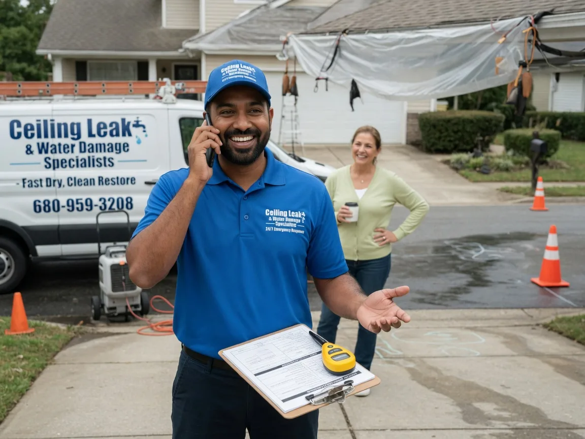 Ceiling Leak Cleanup Stilwell, OK FAQs